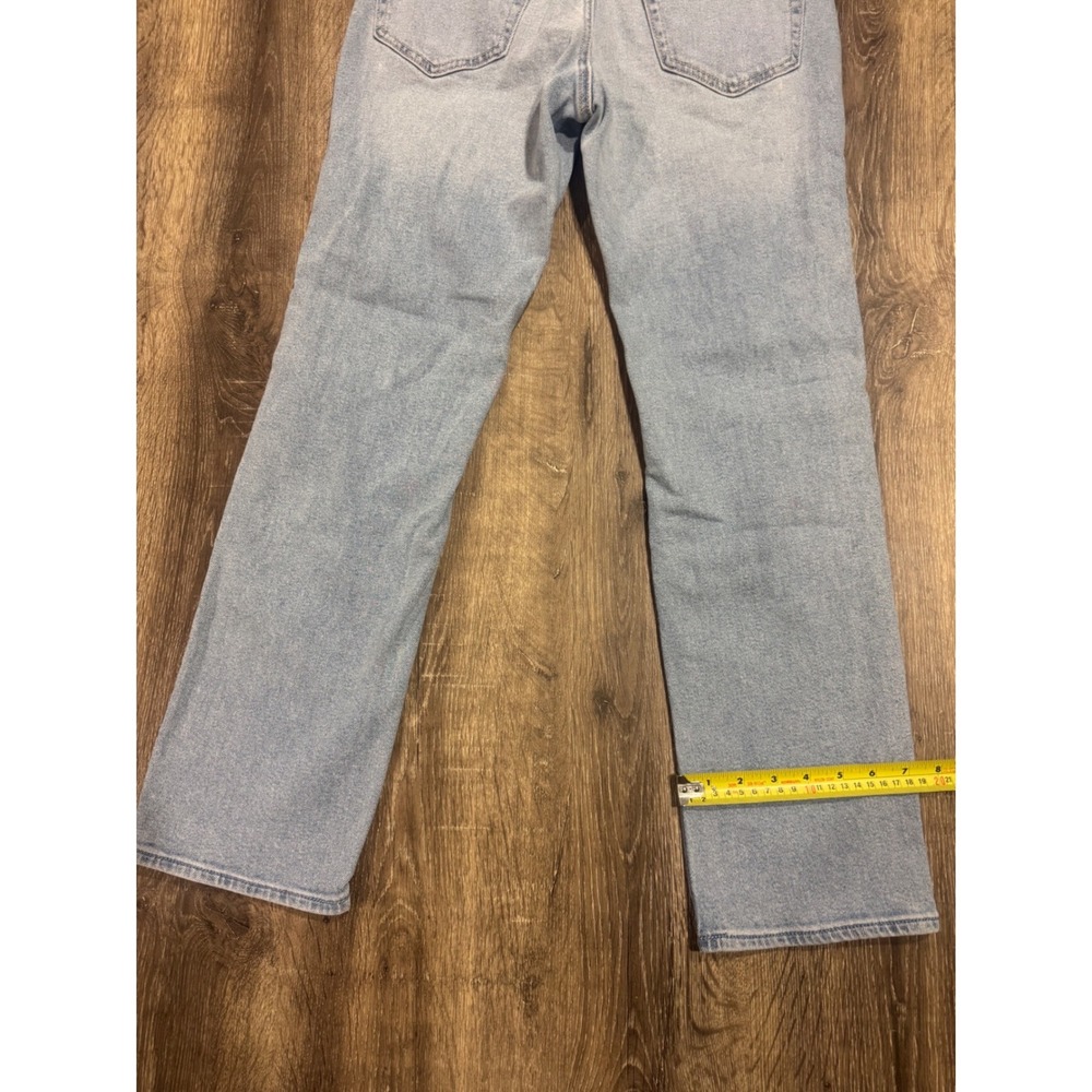 Hollister Low-Rise Boyfriend Jeans Light Wash Distressed Vintage Stretch 7S W28 - Picture 9 of 10